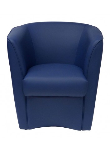 Poltroncina in ecopelle Blu