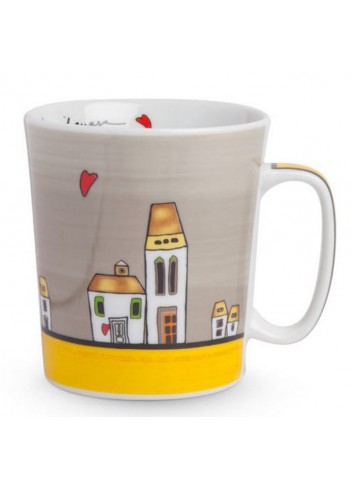 Mug Giallo 430 ml PLC21/1G Le casette Egan