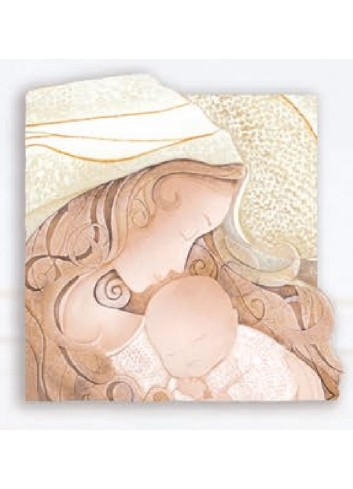 Quadro Il Bacio Oro pallido 27 x 26 cm 102580OP Cartapietra