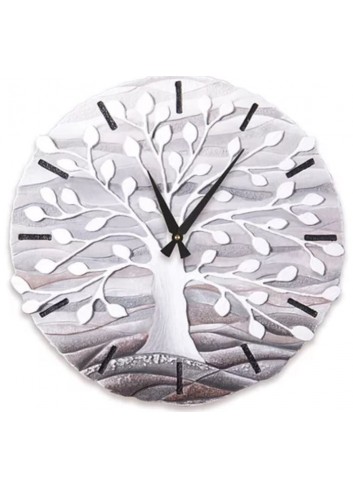 Orologio Albero della Vita Ø 70cm 47001ba bianco Cartapietra