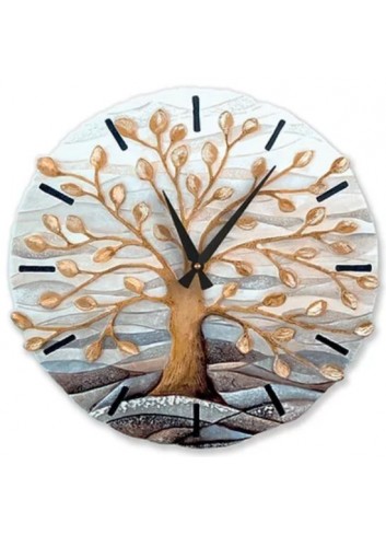 Orologio sagomato Albero della vita gold Ø 45 cm 44501gd Cartapietra