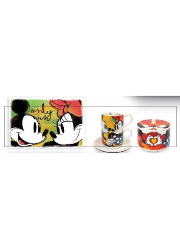 Set 2 tazzine caffe' con zuccheriera e tovaglietta WMSET/20 Disney Love Sweet Love Egan