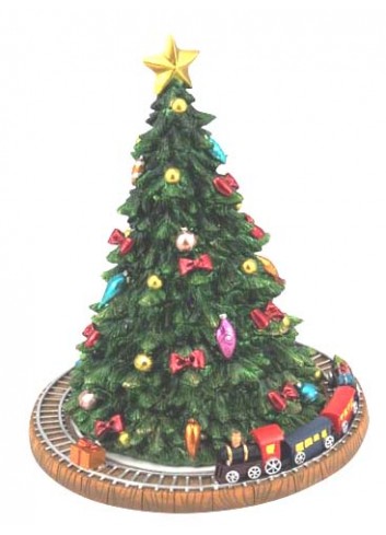 Carillon Albero di Natale con treno