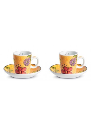 Set 2 tazzine caffe' arancio Bellamore 226048 Egan