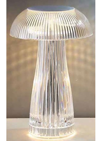 Lampada led ricaricabile a fungo F1113 Kharma Living