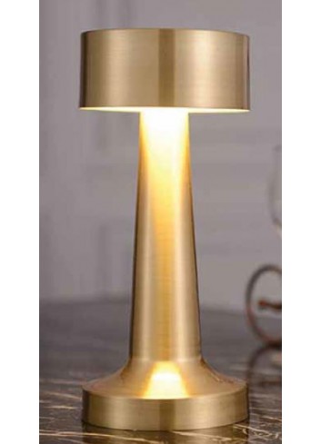 Lampada led ricaricabile 2 assortite oro/argento F1114 Kharma Living