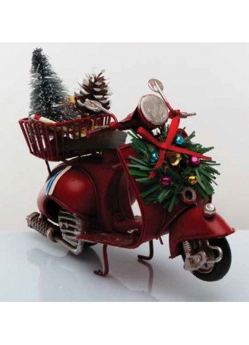 Vespa rossa Natale E3801 Kharma Living