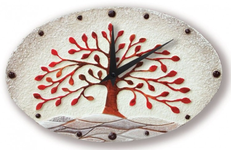 Orologio albero della vita rosso 43501ro Cartapietra