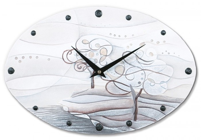 Orologio ovale L'albero dei sogni bianco 435106ba Cartapietra