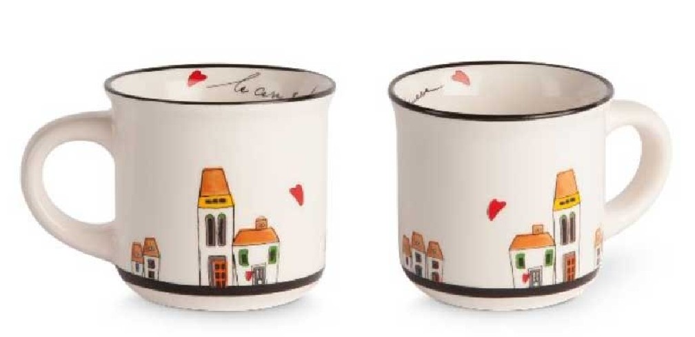 Set 2 mini mug  LCSET/4 Le casette Egan