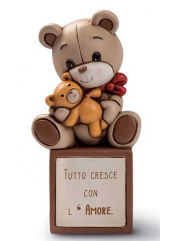 Cubo Oliver con peluche e frase OL18Q-3OR Il mondo di Oliver Egan